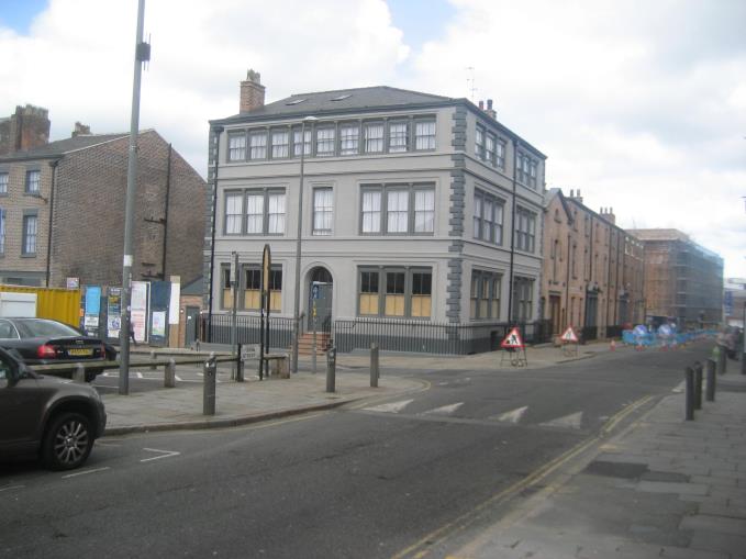 The refurbished building is student flats and offices